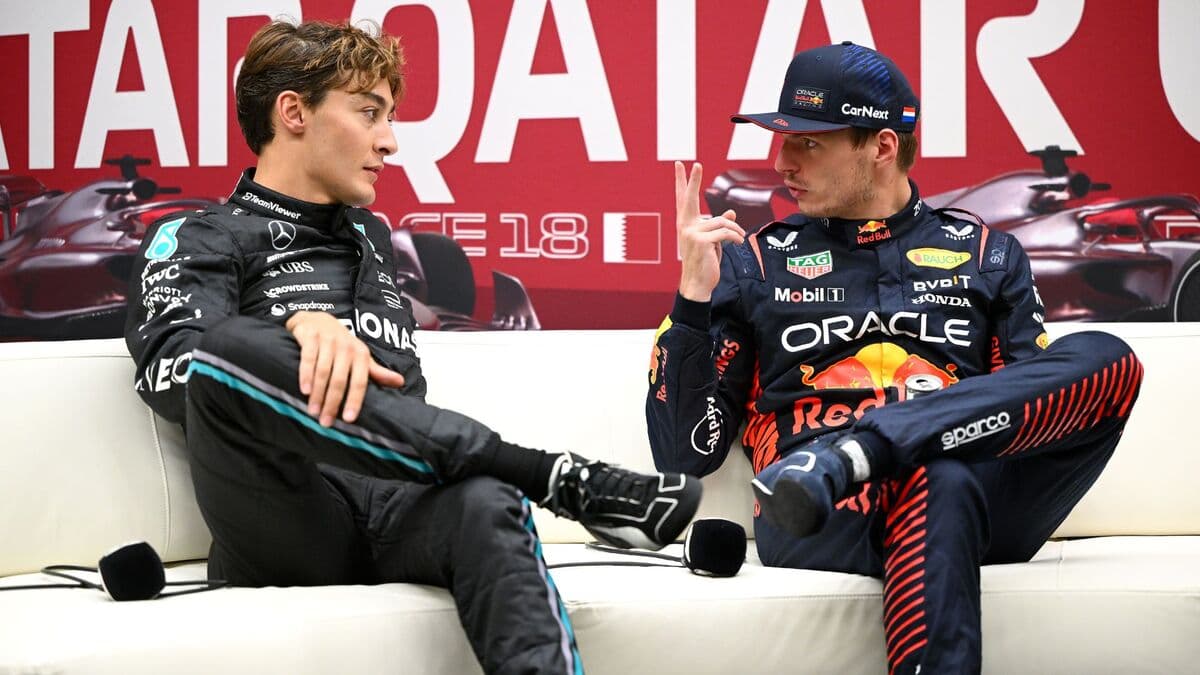 Russell especula sobre el “año sabático” de Verstappen en 2026: “No me sorprendería”