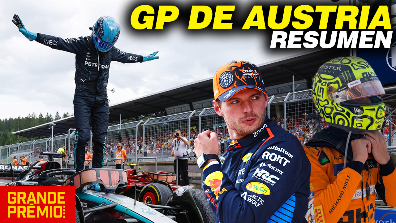 VideoGP: Russell logra triunfo imprevisto en Austria tras choque entre Verstappen y Norris