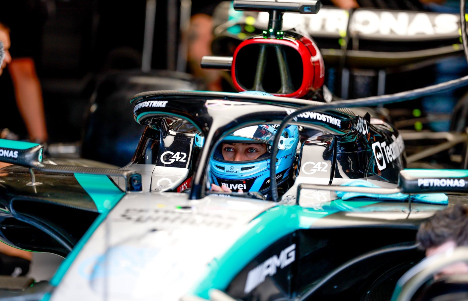 Russell avalia 4º lugar como “ótima posição” e vê Mercedes “à frente da Ferrari” na Áustria