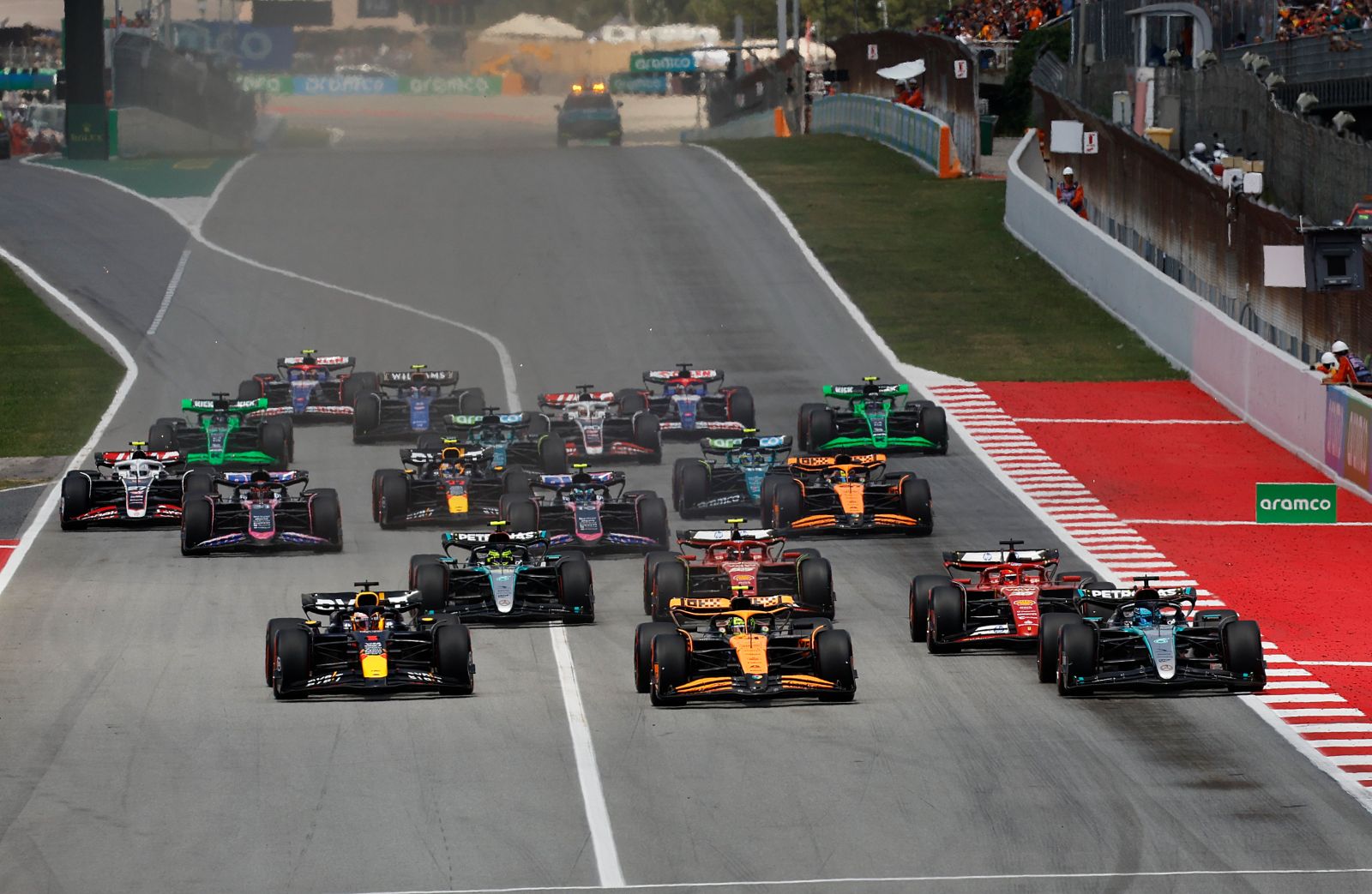 GP da Espanha supera Japão e assume liderança do ranking de ultrapassagens da F1