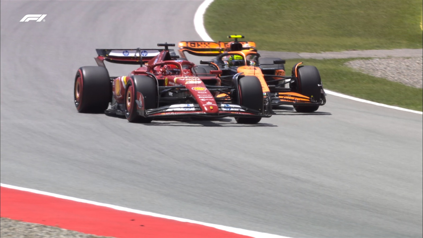 Comisarios advierten a Leclerc y Stroll tras toques a Norris y Hamilton en FP3 de España
