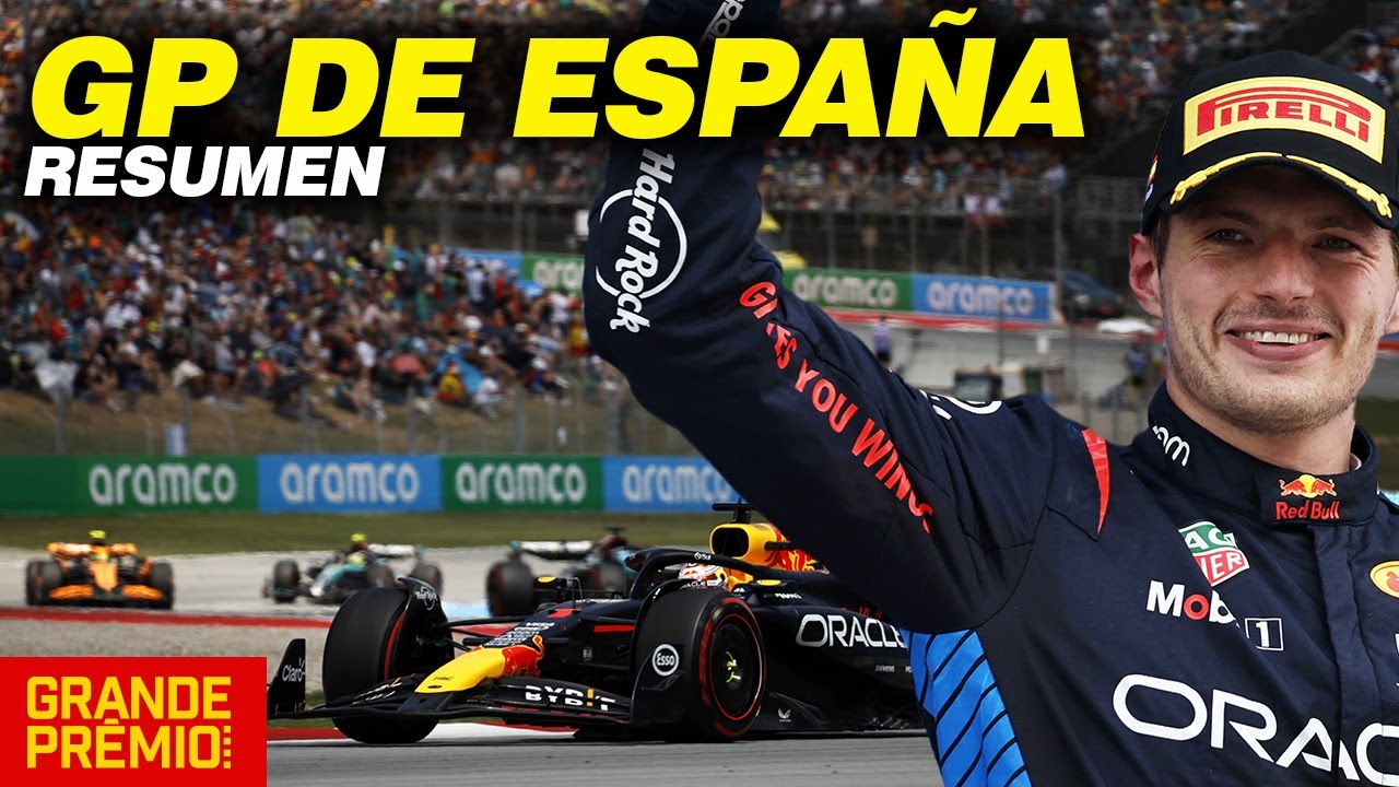 VideoGP: Verstappen combina estrategia y talento frente a Norris y gana el GP de España
