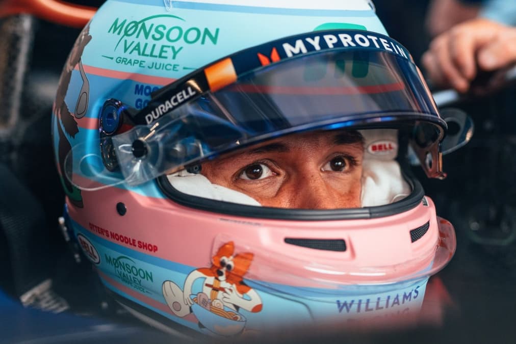 Albon celebra su vuelta a los puntos en un Gran Premio de Gran Bretaña “divertido”