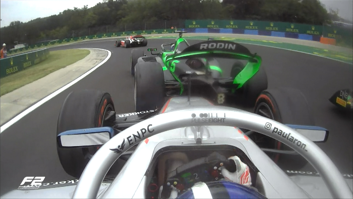 Aron toma 10 posições em grid de próxima corrida da F2 por incidentes na Hungria