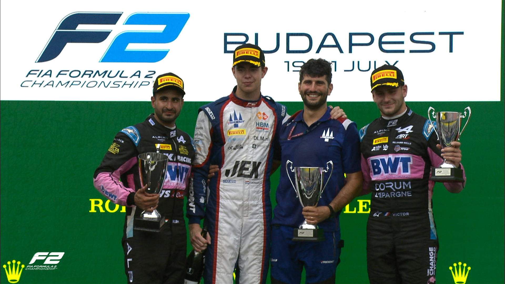 Verschoor es excluido de la sprint de F2: Maini nuevo vencedor, Colapinto quinto