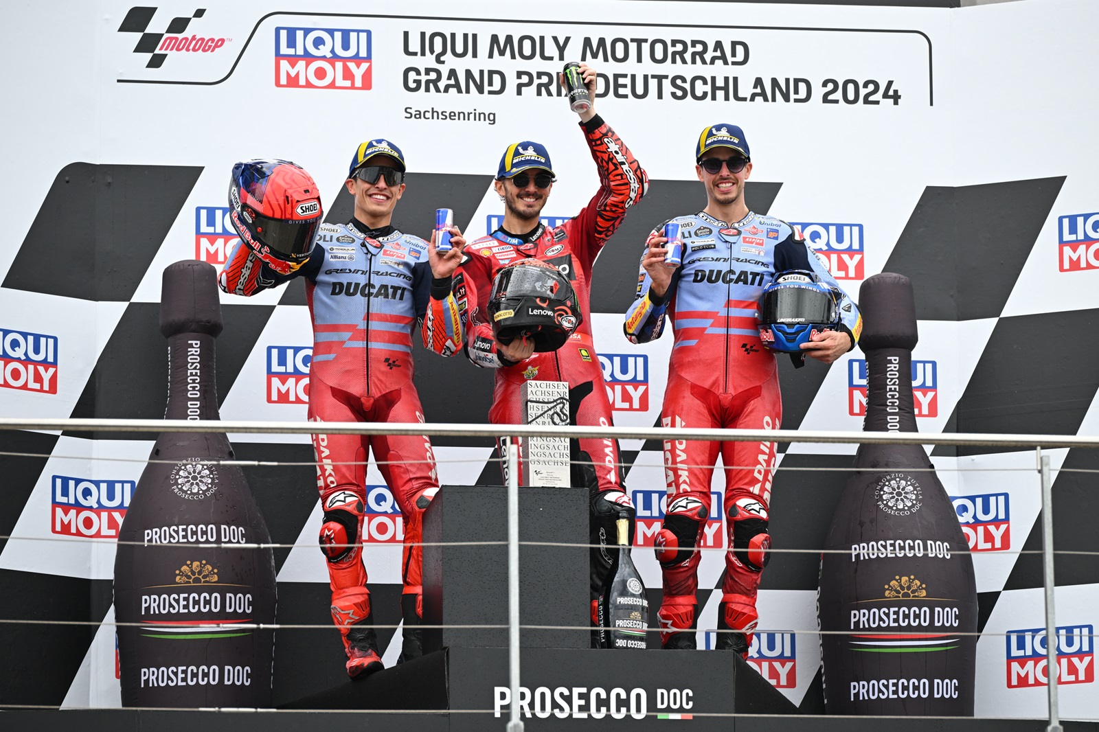 Obra-prima de Bagnaia e Marc Márquez incrível: a reação da Ducati ao GP da Alemanha