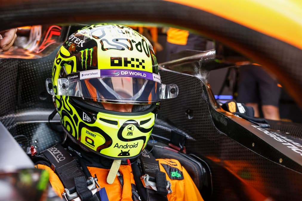 Norris dice que “hay trabajo por hacer” tras liderar la FP2 en Spa: “No me sentí cómodo”