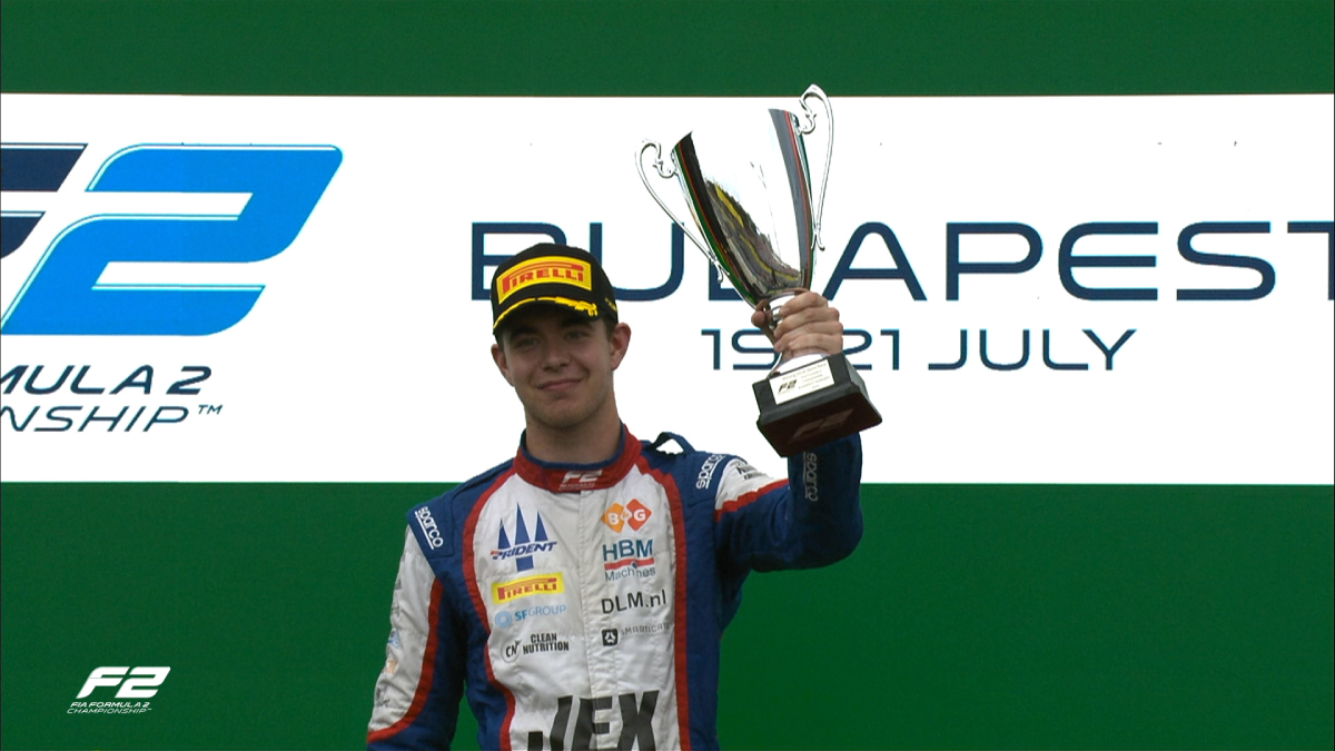 Verschoor acerta pneus e vence corrida sprint da F2 na Hungria. Bortoleto e Fittipaldi sofrem
