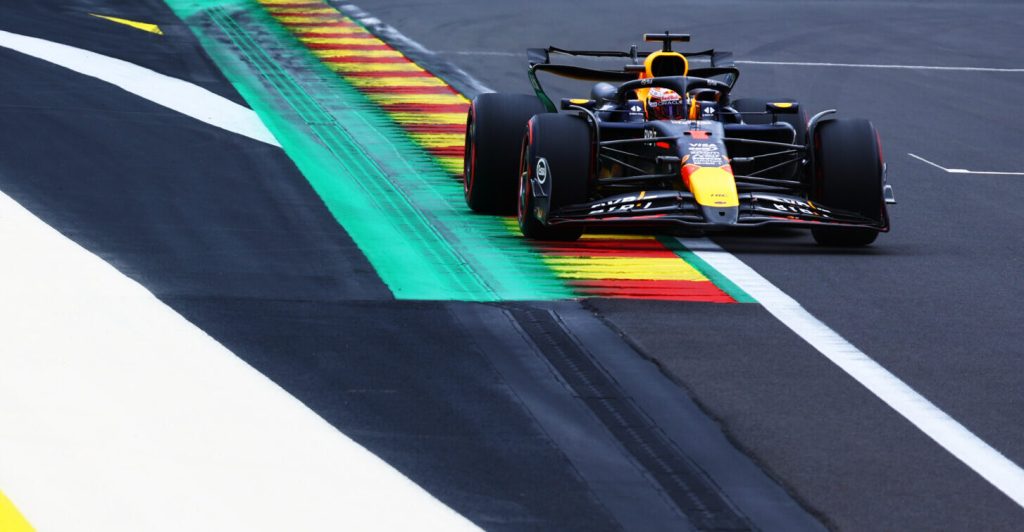 Verstappen arranca al frente y se impone en primer entrenamiento del GP de Bélgica
