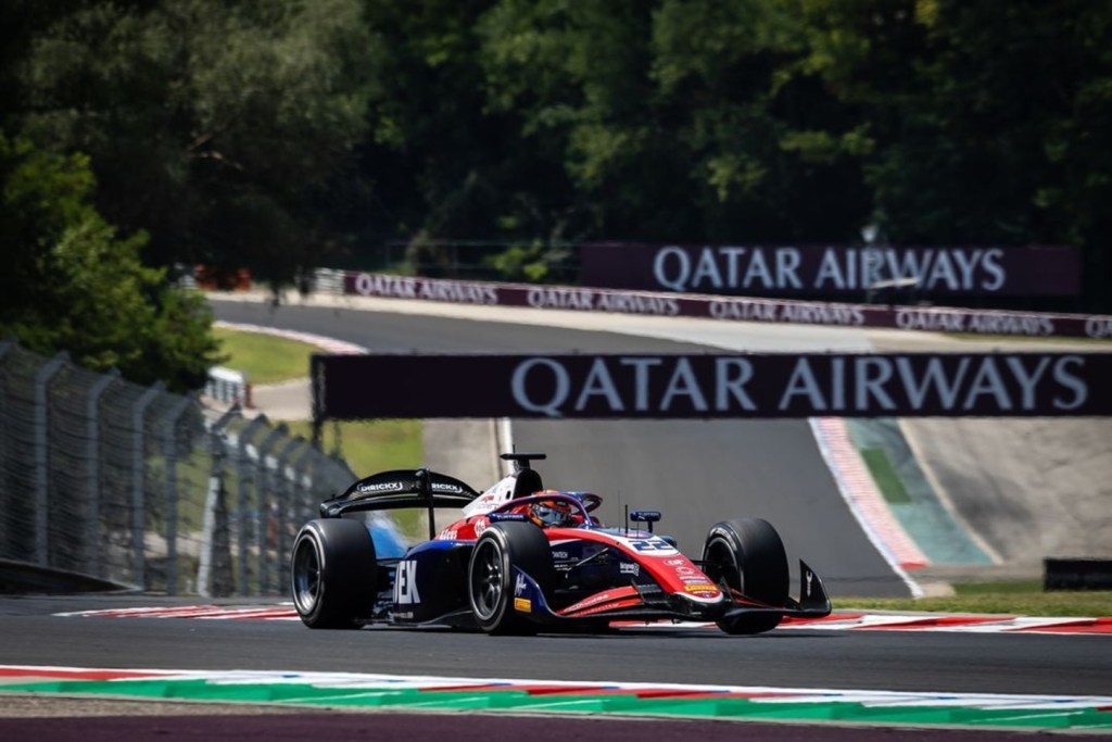 Verschoor resiste y gana sprint de F2 en Hungría: Colapinto 6, Martí 18, Duerksen 20