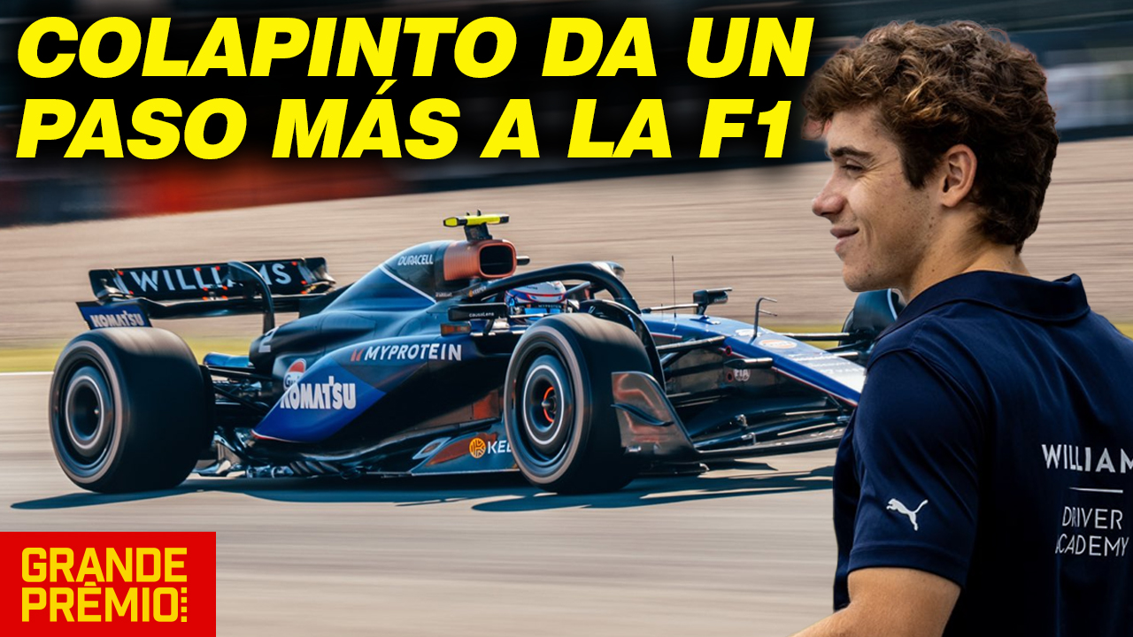 Colapinto da un paso más hacia la F1 y Williams lo confirma para la FP1 en Silverstone