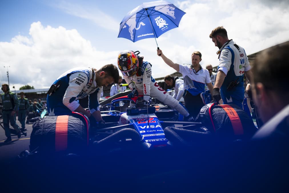 Tsunoda agradece a la lluvia de Silverstone los “difíciles” puntos en el GP de Gran Bretaña