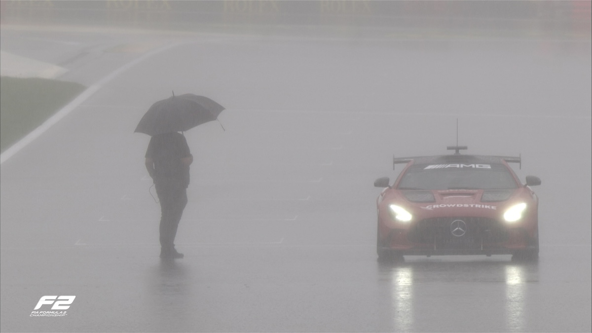 Fórmula 2 decide adiar corrida sprint da rodada da Bélgica por conta da forte chuva