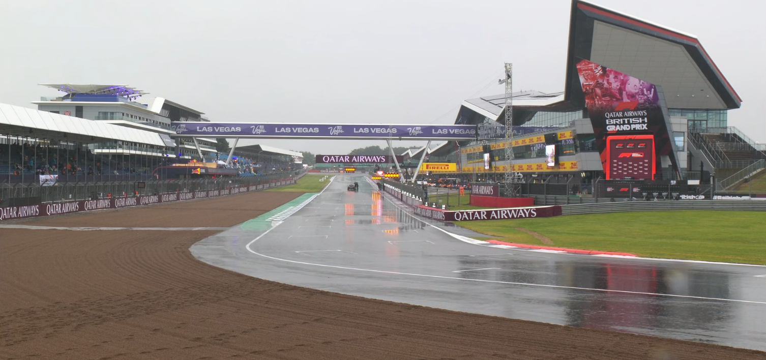 Fórmula 1 vive novo dia de chuva e frio reforçado para classificação na Inglaterra