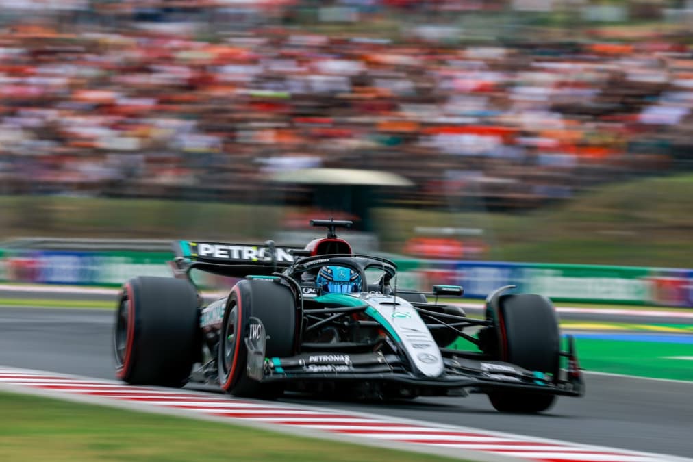 Russell se queja de la falta de combustible tras la eliminación de Q1 en Hungría: «Un desastre»