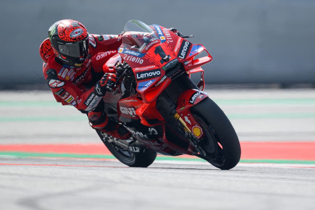 Bagnaia domina los entrenamientos del GP de Austria con ventaja sobre la dupla de Pramac