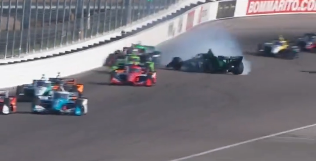 Daly toca VeeKay e gera acidente com Kirkwood e Grosjean no GP de Gateway da Indy