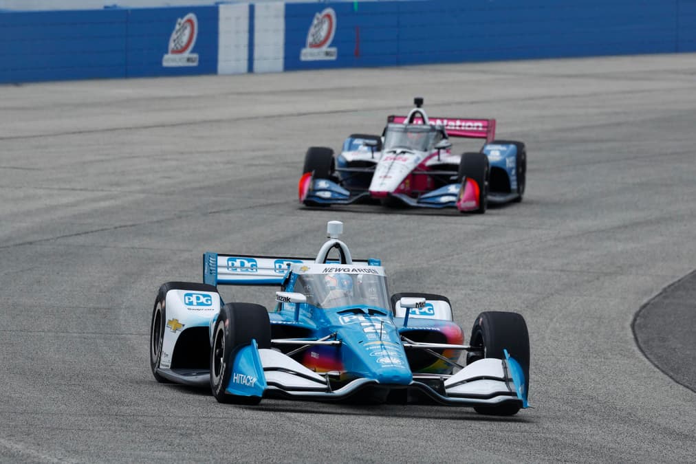 Newgarden domina único entrenamiento de IndyCar en Milwaukee; O’Ward, 3° y Palou, 9°