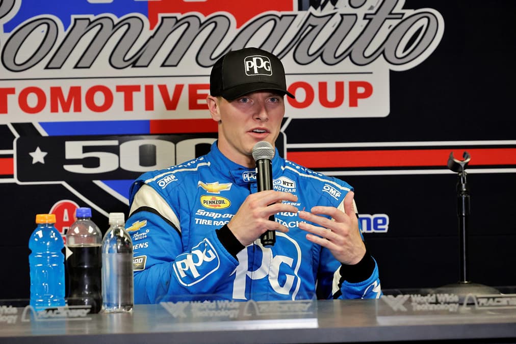 Newgarden minimiza enfado de Power tras su accidente: “Se deja llevar con facilidad”