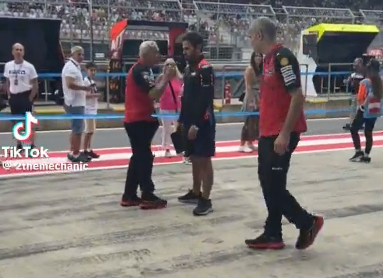 Ducati isenta Aprilia, mas reclama de mecânico escaneando motos rivais na Áustria: “Idiota”