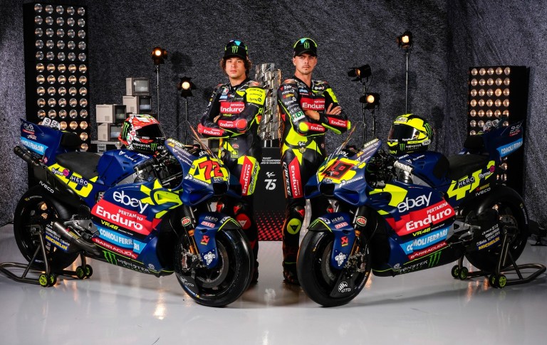 Layout da VR46 relembra história de Valentino Rossi (Foto: Divulgação/MotoGP)