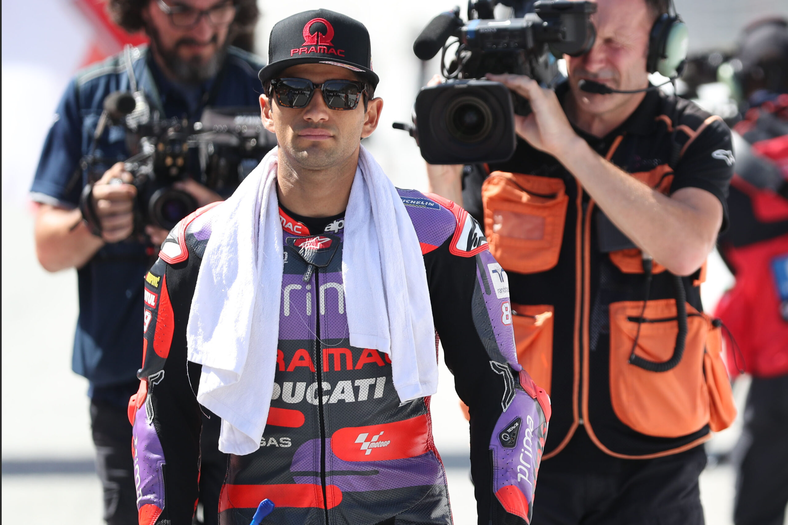 Martín dice que “fue difícil concentrarse” tras caída de Bagnaia en Aragón