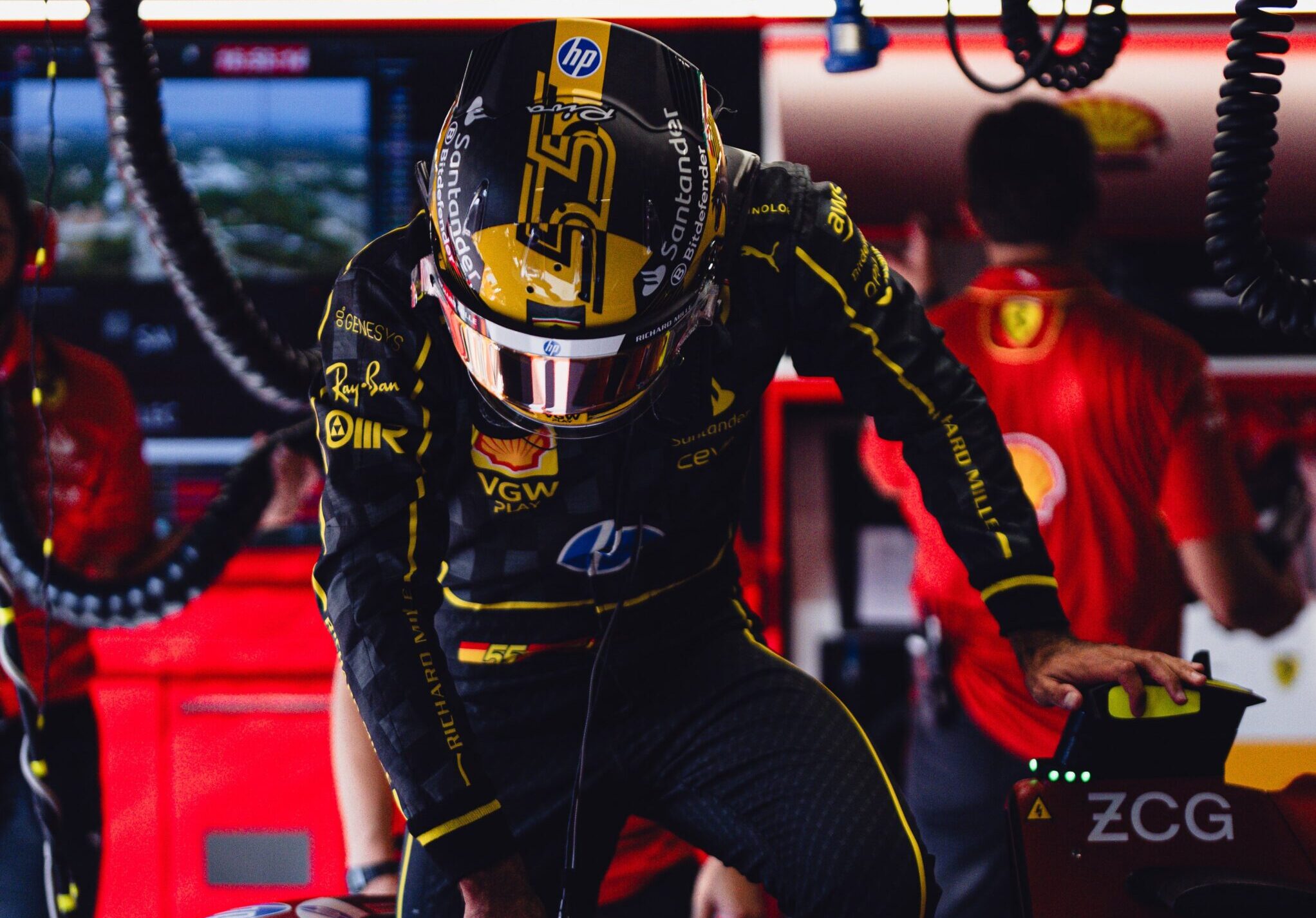 Sainz destaca el «comienzo positivo» con Ferrari en prácticas del Gran Premio de Italia