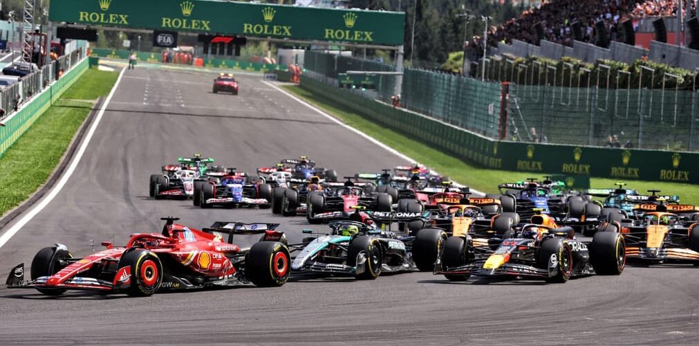 El GP de Bélgica termina en la parte baja de la clasificación de adelantamientos de F1 2024