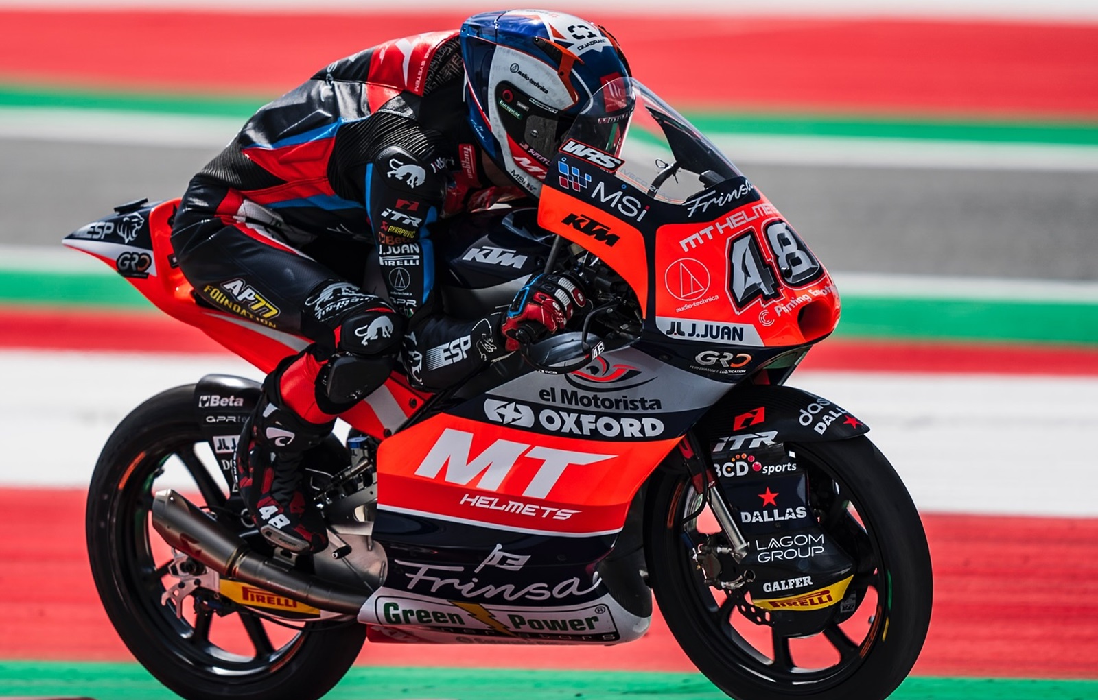 Ortolá desbanca Kelso nos últimos segundos e crava pole da Moto3 na Áustria. Alonso é 6º
