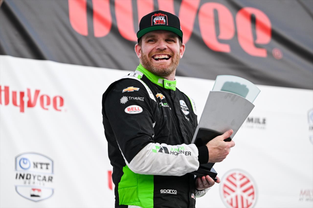 Daly celebra su regreso al podio en Indy tras 8 años: «Sé que puedo estar delante»