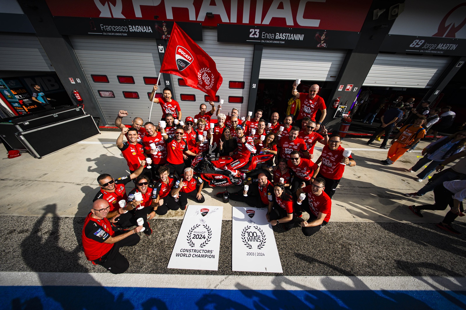 Ducati celebra feitos, mira rivais e quer ser “melhor dos melhores” na história da MotoGP