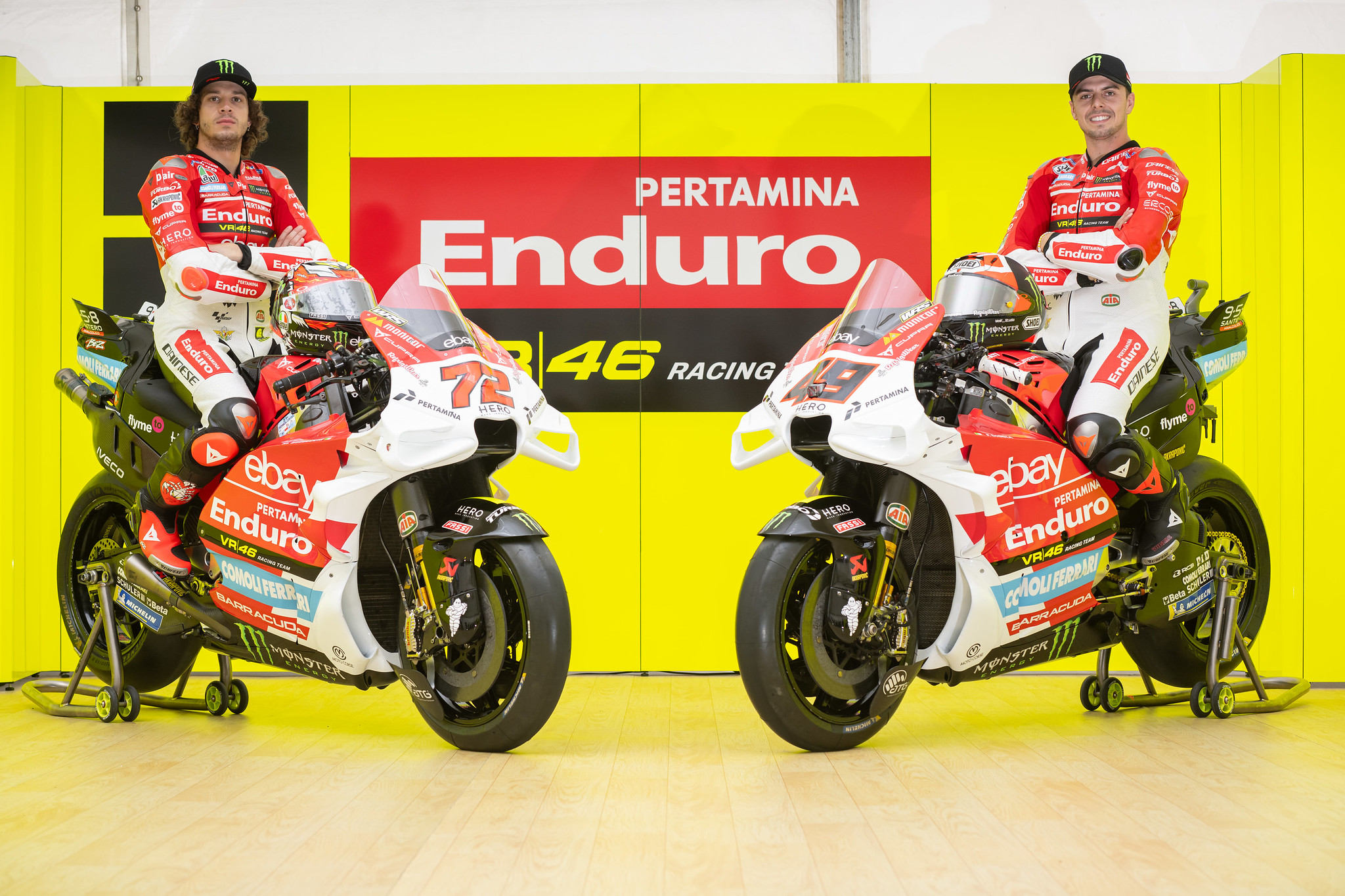 VR46 presta homenagem à patrocinadora e adota vermelho e branco para GP da Indonésia