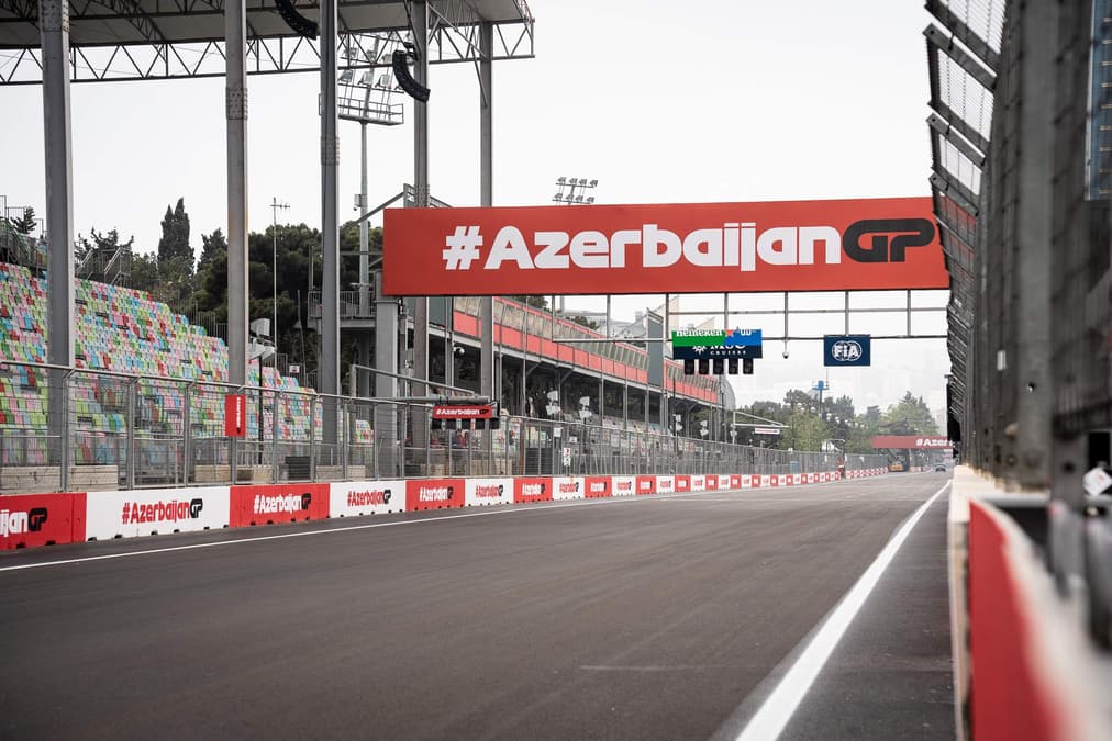 Azerbaiyán modifica las zonas de DRS en Bakú y estrena asfalto para la F1 2024