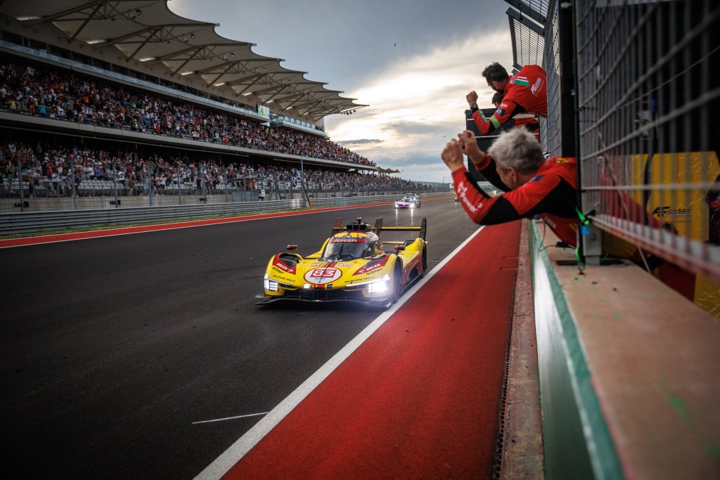 Ferrari #83 aprovecha sanción al Toyota #7 y vence la Lone Star Le Mans del WEC