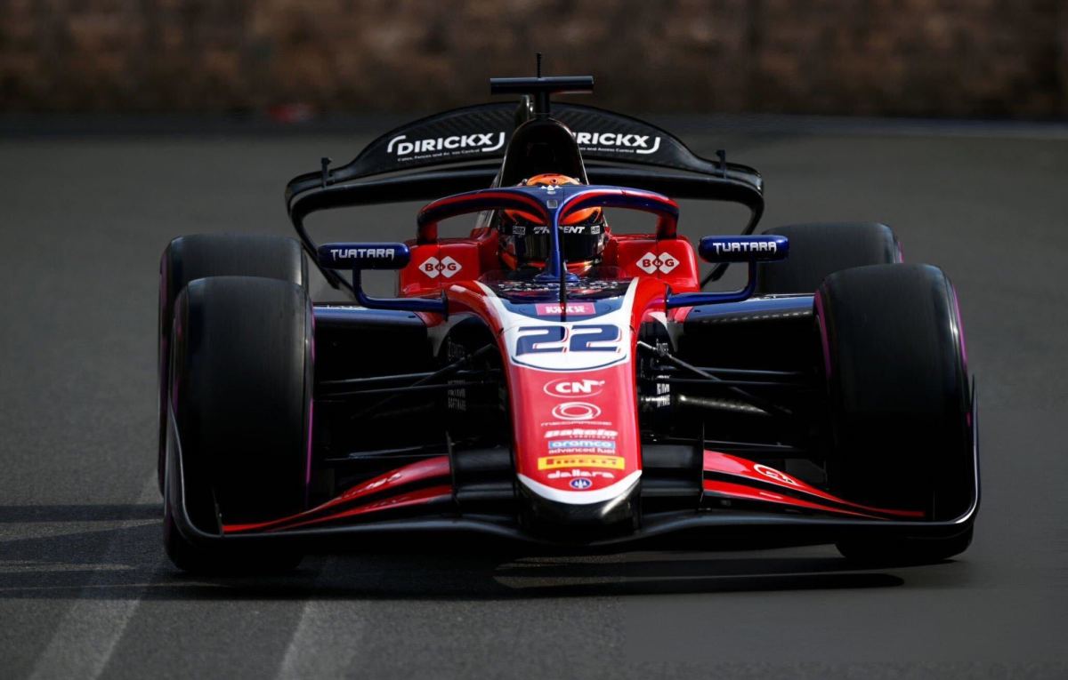 Verschoor bate Antonelli por 0s017 e crava pole da F2 no Azerbaijão. Bortoleto fica em 6º