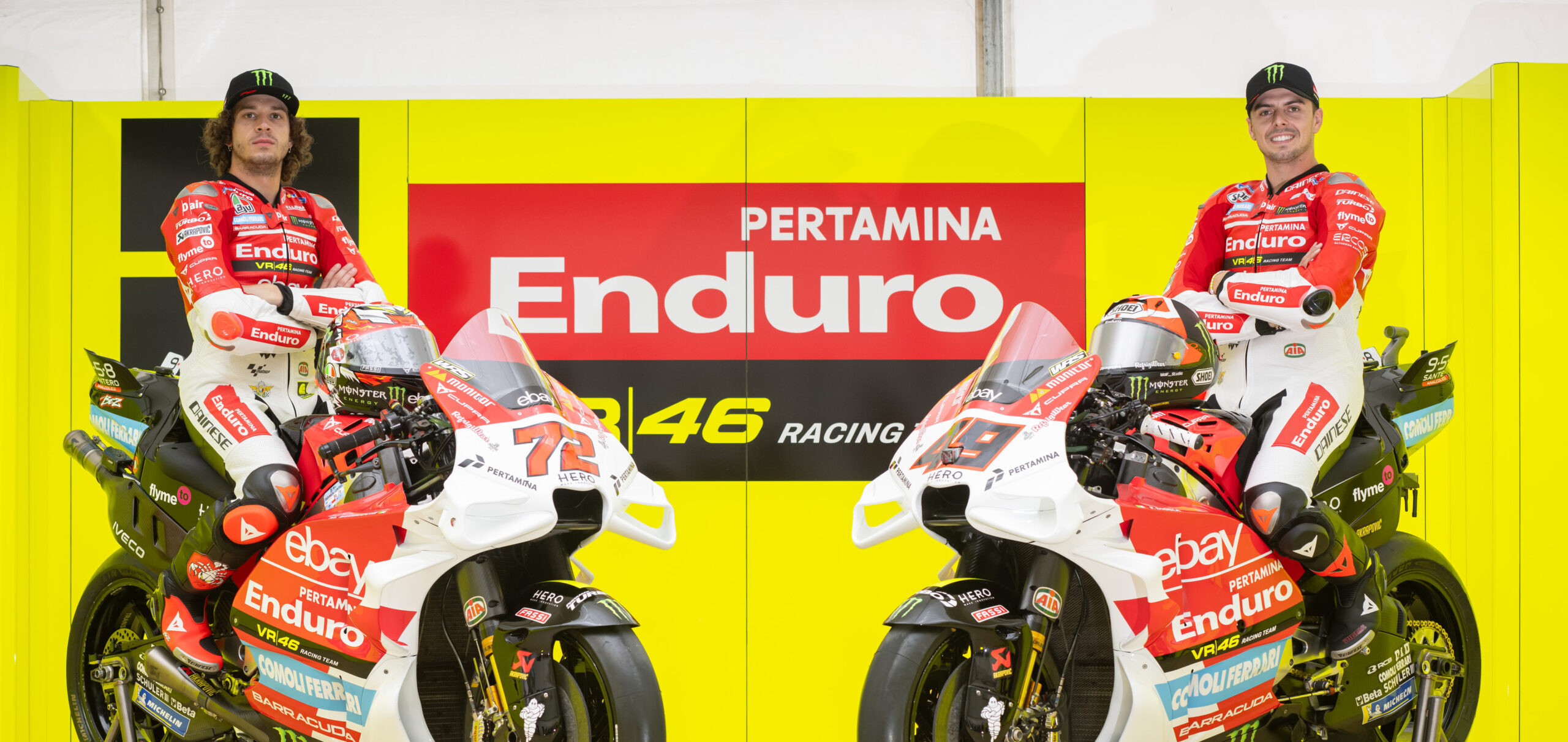 VR46 homenajea a su patrocinador y adopta el rojo y blanco en el GP de Indonesia