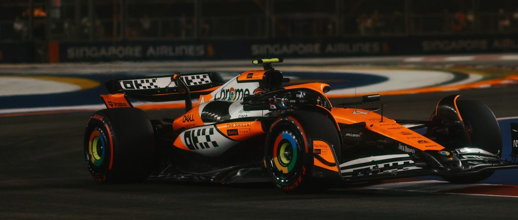 Norris replica y doblega a Leclerc en la FP2 del GP de Singapur; Colapinto es 16°