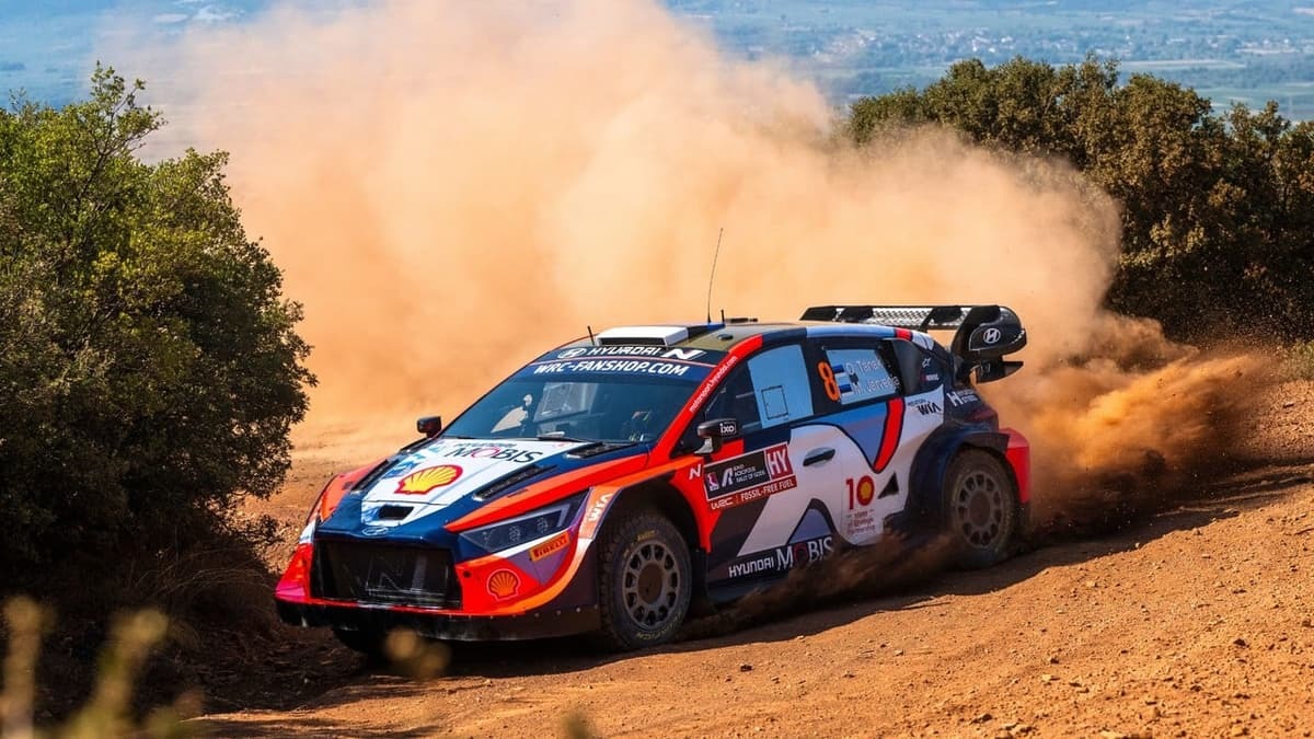 Tänak encabeza triplete de Hyundai y lidera primera jornada del WRC en Grecia