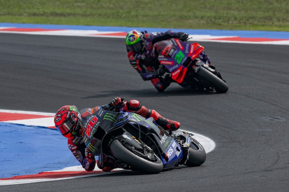 Quartararo lamenta quedarse sin combustible en la última vuelta en Misano: “Frustrante”