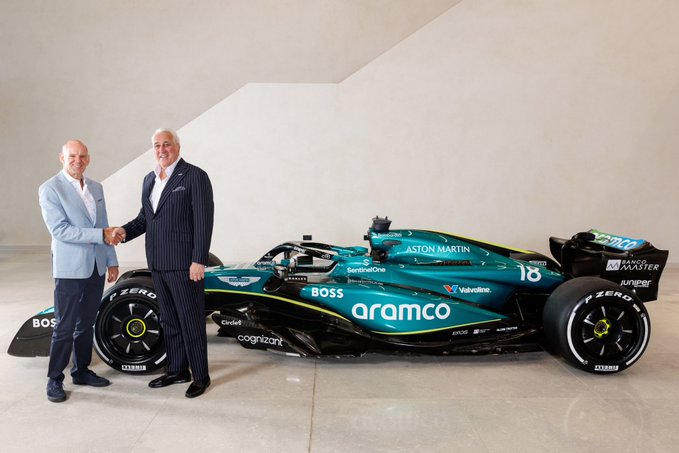 Dueño de Aston Martin destaca el talento de Newey: “El mejor del mundo en lo que hace”