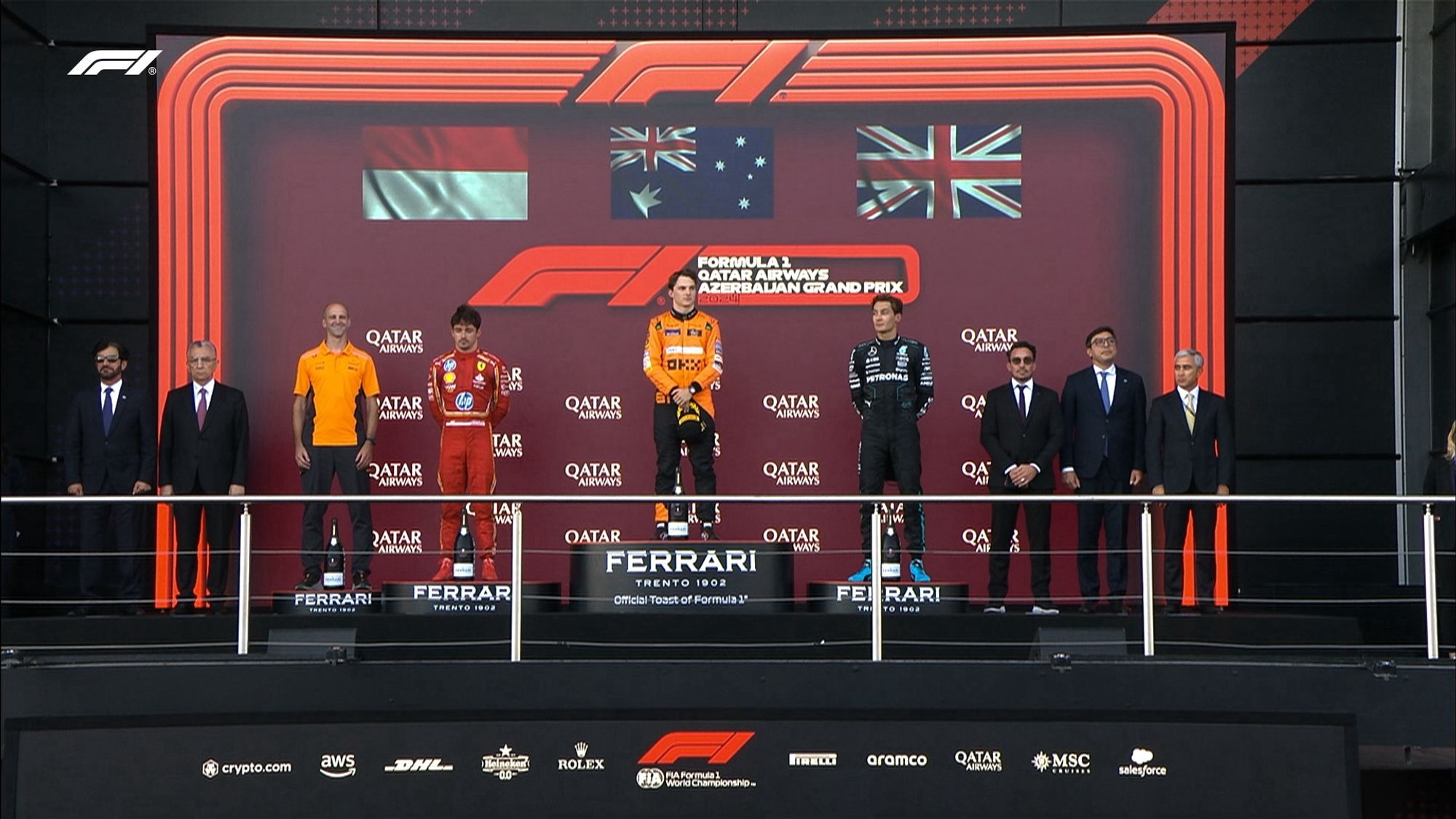 F1 tem no GP do Azerbaijão 3 campeões da Fórmula 2 no pódio pela 1ª vez na história