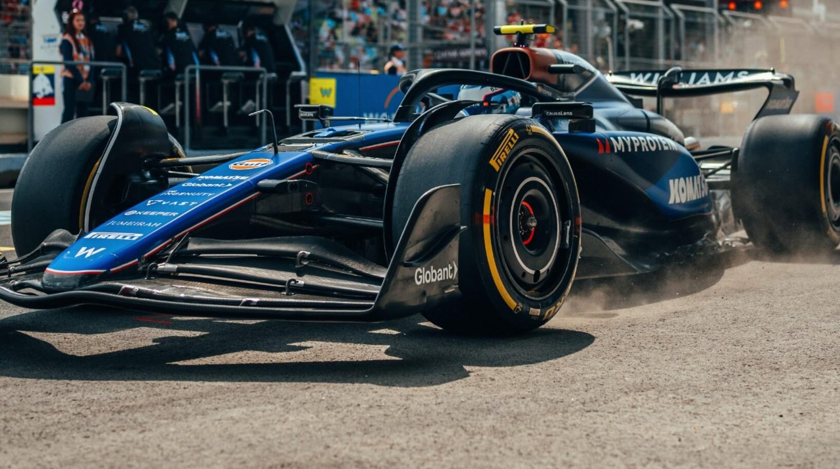 Colapinto minimiza error en la FP1 y califica “una FP2 muy positiva” en Bakú