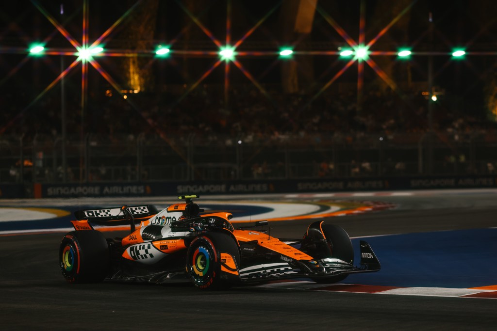 McLaren celebra «gran rendimiento» en la clasificación de Singapur: «El coche es rápido»