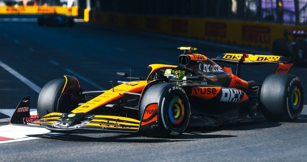 Norris reflexiona sobre clasificación y dice que bandera amarilla «arruinó» el GP en Bakú