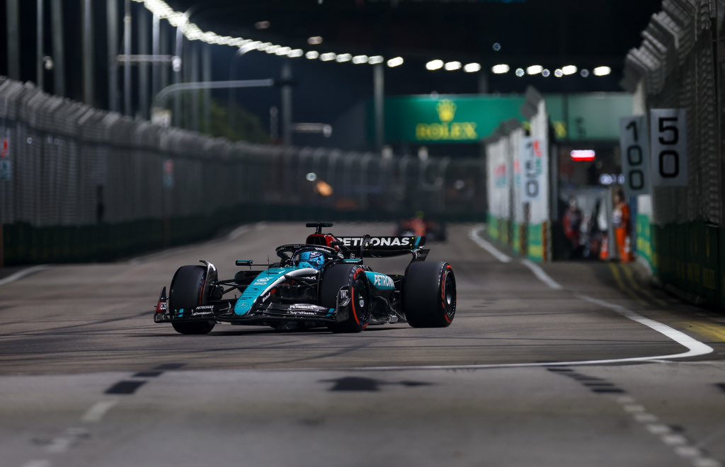 Russell lamenta el “frustrante” 4º puesto en Singapur: “No somos competitivos”