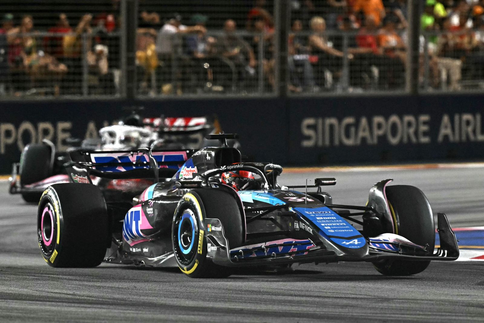 Ocon aceita 13º e diz que era “impossível” pontuar com Alpine em Singapura
