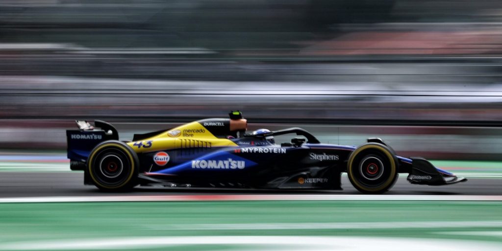 Colapinto cita “mal balance” del Williams tras caída en Q1 en México: “No podía doblar”