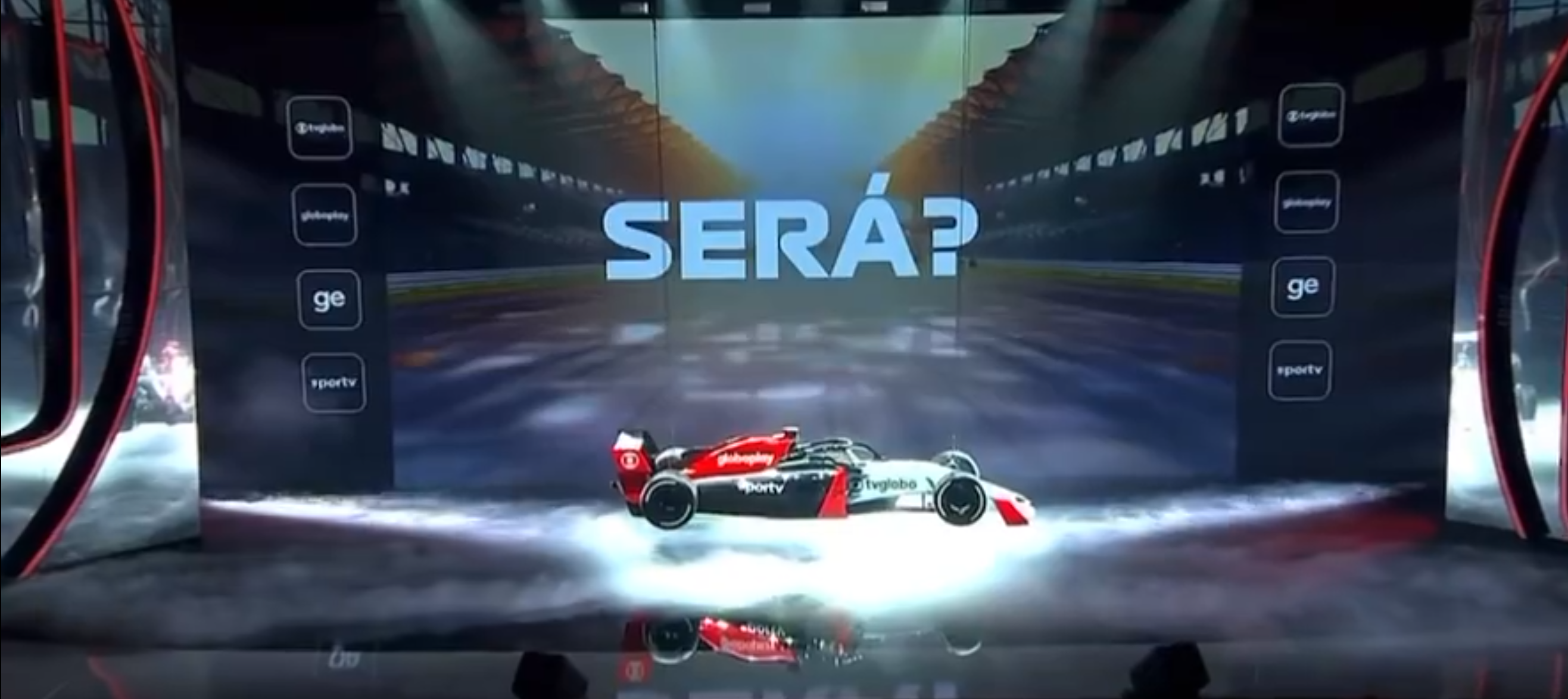 “Será?” Globo põe carro de F1 em evento e dá spoiler de volta das transmissões em 2025