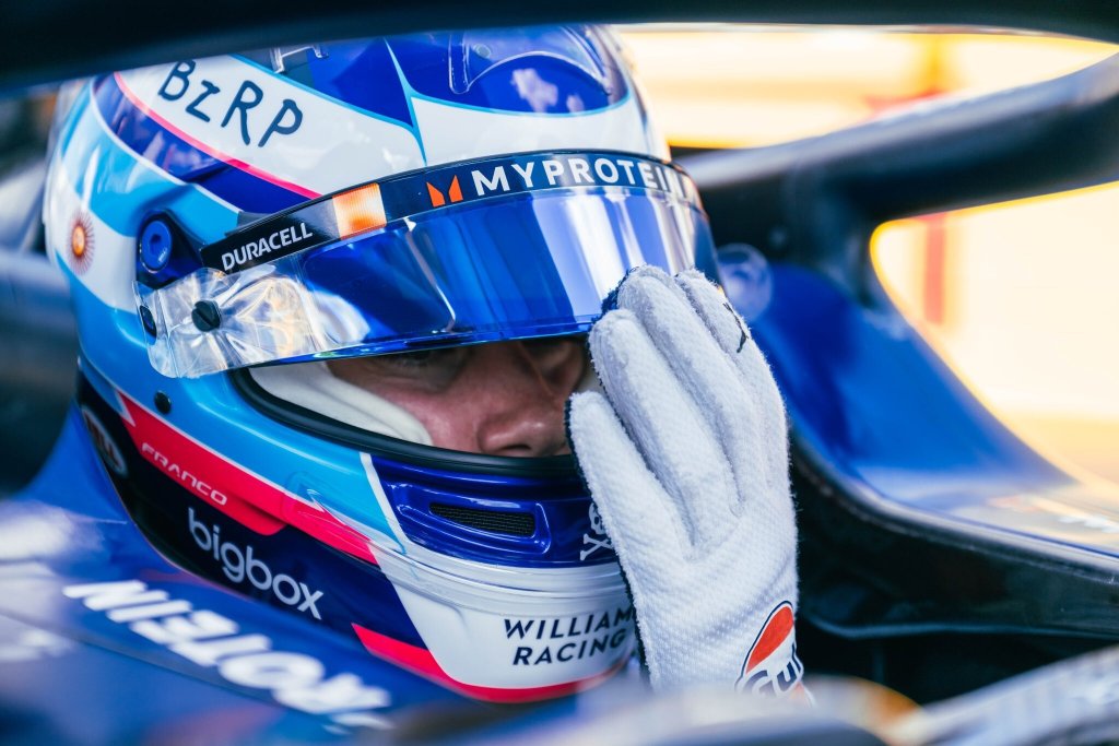Colapinto lamenta caída en Q1 y menciona cambio de configuración de Williams