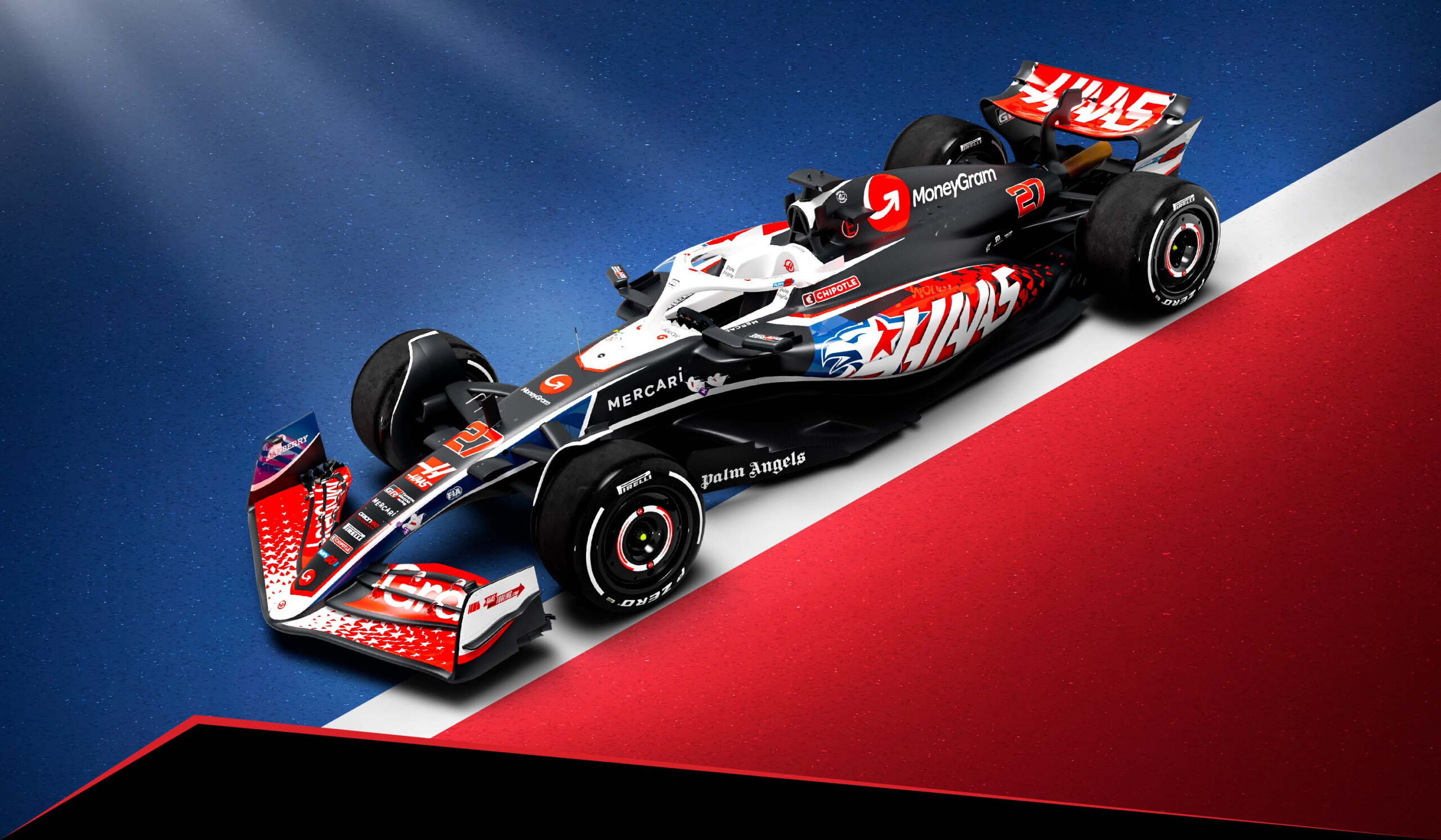 Haas apresenta pintura ‘americana’ para GP dos Estados Unidos e confirma atualizações